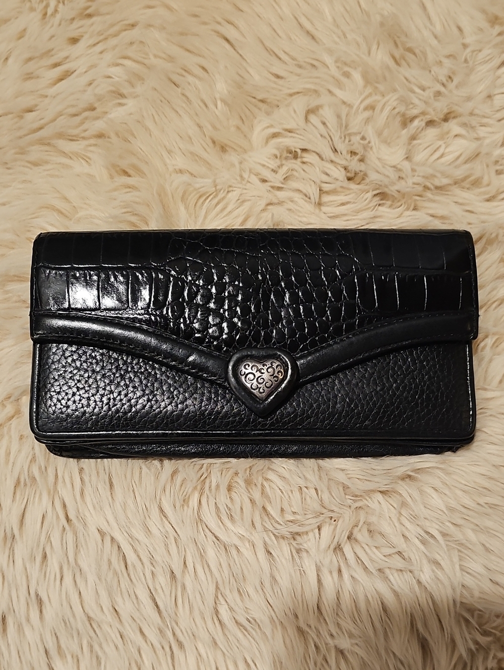 Brighton Bella Luna Large Wallet EUC
